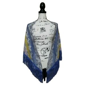 Missoni Wrap Scarf Zig Zag Fringe Shawl